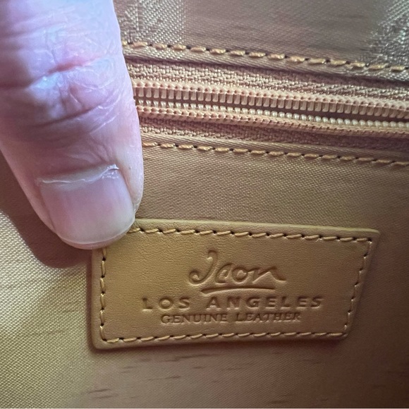 🌟FINAL🌟 Handpainted Vintage Jeon Los Angeles  Leather Bag. RARE! - Picture 12 of 16